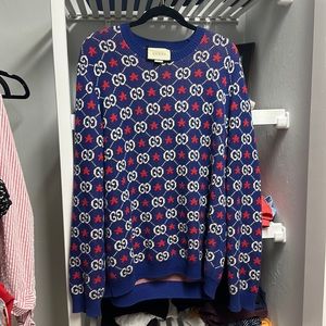 red star knit gucci sweater , made in italy , 100% authentic, bought in the US